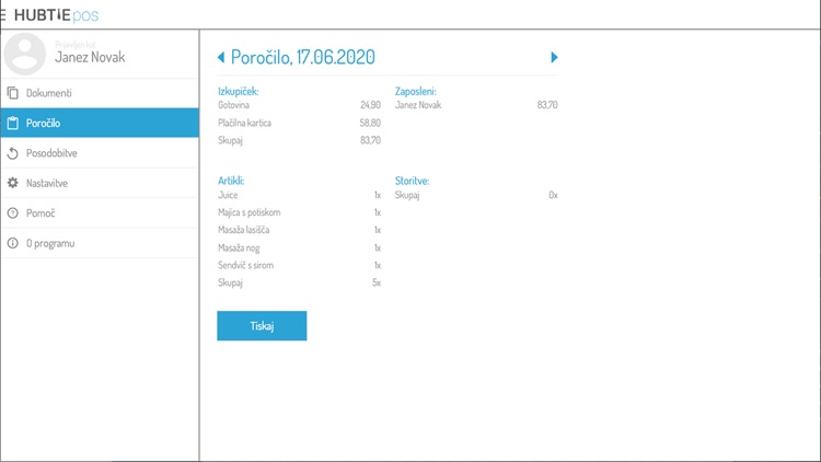 HubTie POS Davčna blagajna screenshot-8