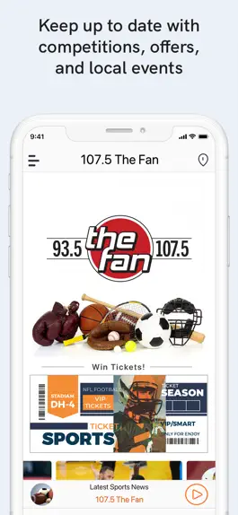 Game screenshot 107.5 The Fan hack