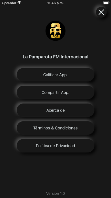 La Pamparota FM Internacional Screenshot