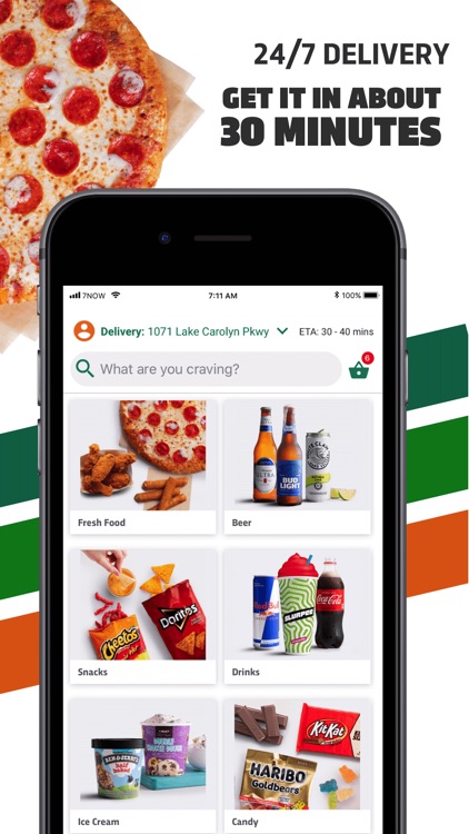 7NOW: Food & Alcohol Delivery