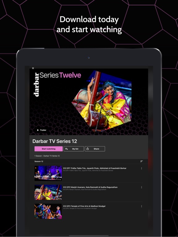 Darbar Player iPad screenshot 4 - Music app