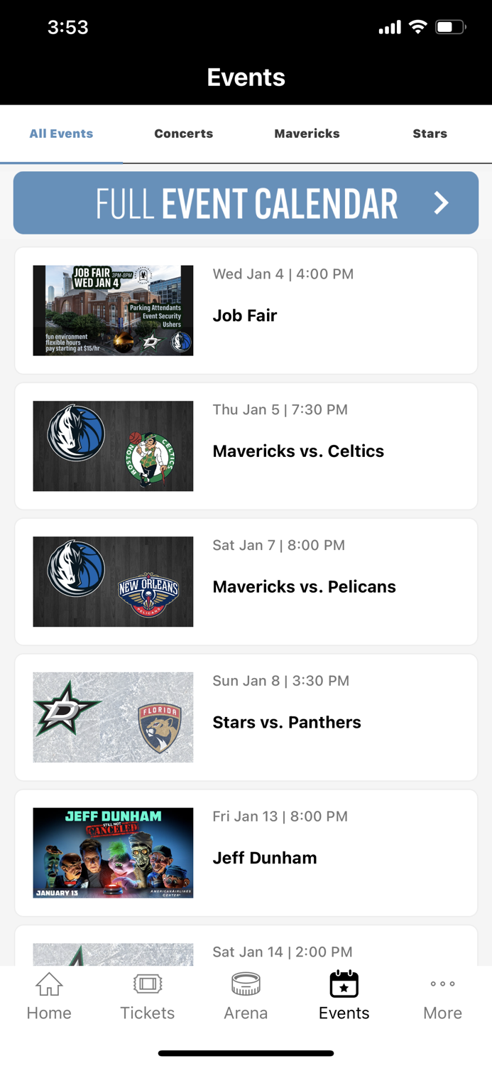 American Airlines Center App