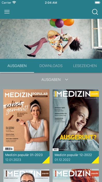 MEDIZIN populär Magazin Screenshot