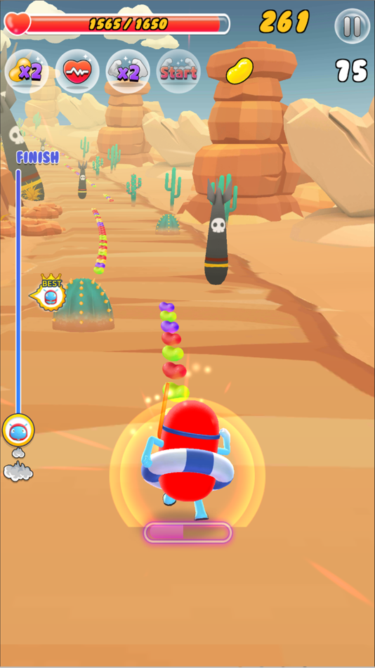 #4. ZellyGo Dash - running game (iOS) 由: PIER.6