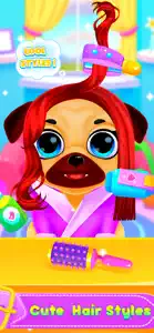 Puppy Pug at Animal Hair Salon screenshot #3 for iPhone