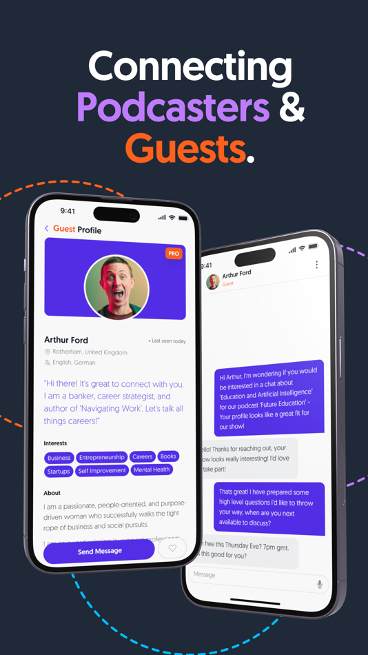 #1. MatchMaker Podcasters & Guests (iOS) 由: Podcasting Ltd