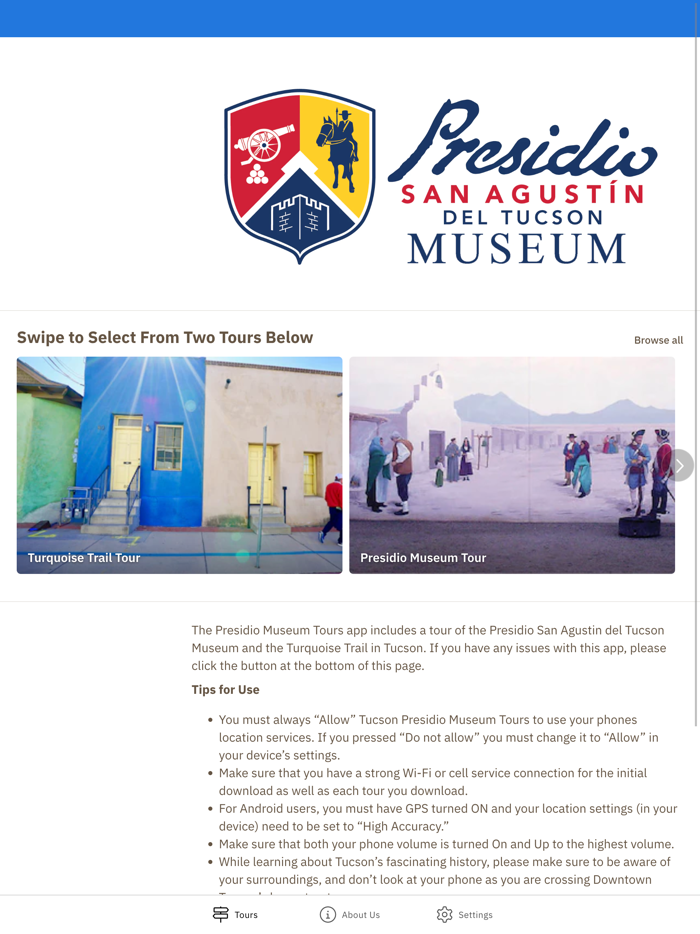 Presidio Museum Tours