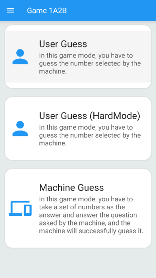 #1. 1A2B Guess the Number (iOS) 由: Shi Ying Pan