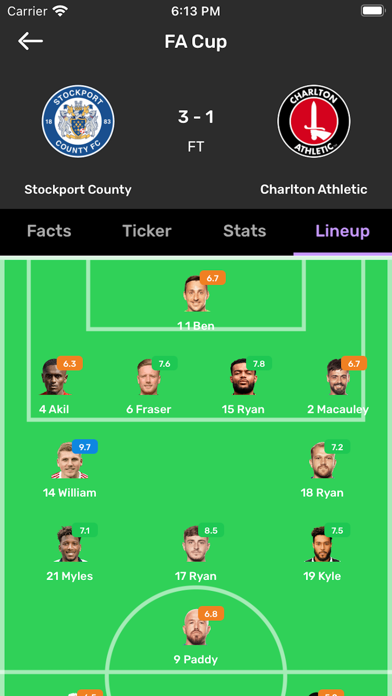 Football Live Scores - Soccer Screenshot