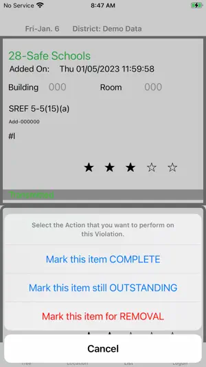 FacilityInspector2023 screenshot 4