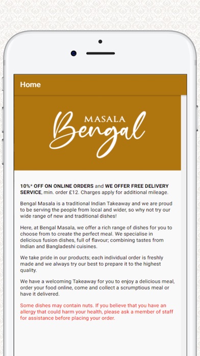 Bengal Masala Takeaway Screenshot