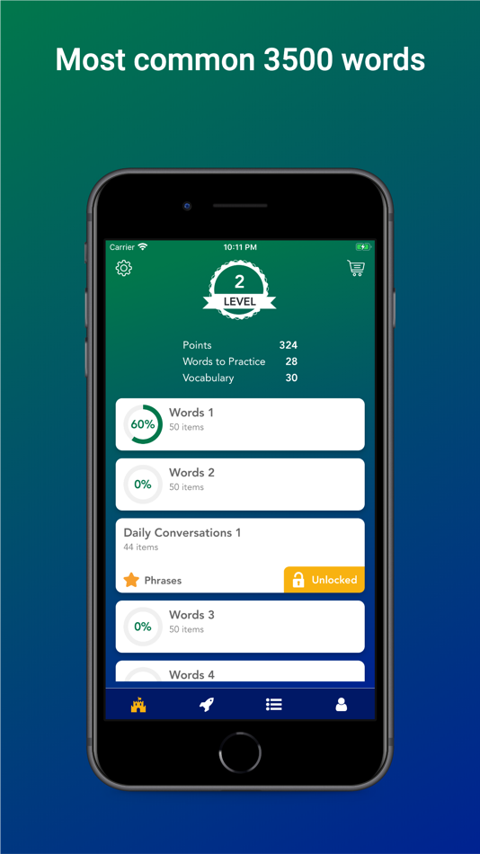 #1. Tobo: Learn Afrikaans Words (iOS) Podle: Utku Uysal