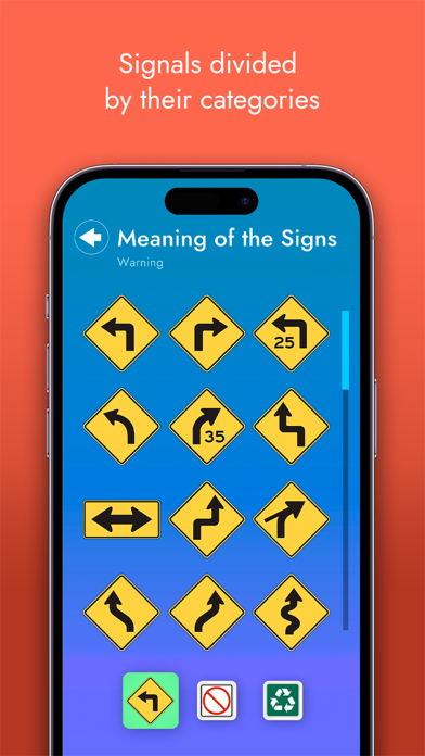 What is the traffic sign? Screenshot