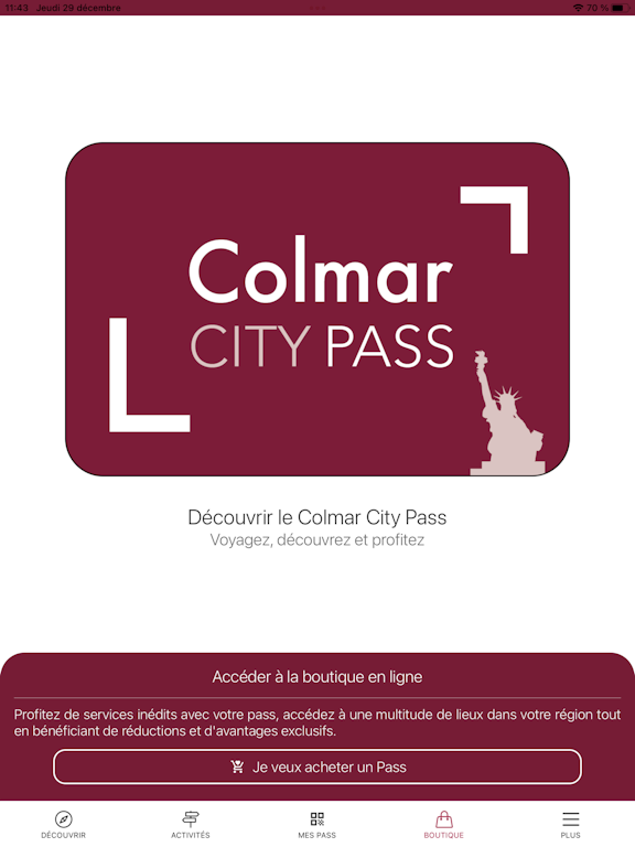 Colmar City Pass iPad screenshot 6 - Travel app