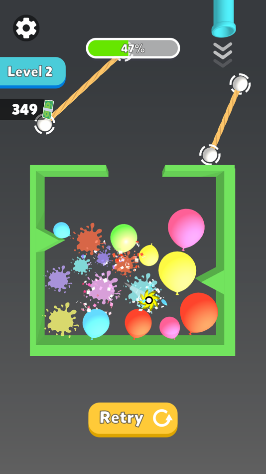 #6. Pop With Ropes (iOS) 由: Ahmet Ikbal Adlig