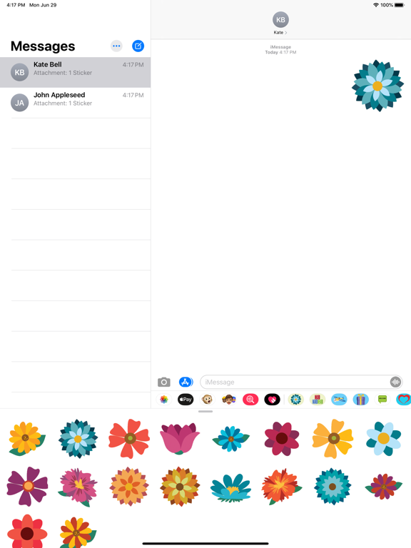 Screenshot #4 pour Fleurs - Autocollant stickers