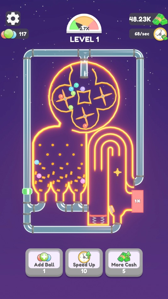 #5. Ball Machine ASMR (iOS) Podle: Brew Games