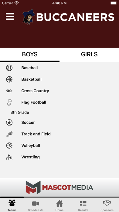 Queen Creek Athletics Screenshot