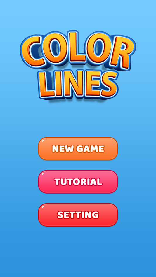 #2. Color Lines - Brain game (iOS) Podle: Mansha Pradeep Jha