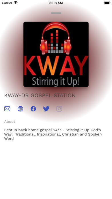 KWAY-DB GOSPEL STATION Screenshot