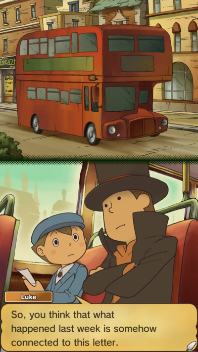 Layton: Unwound Future in HD Screenshot
