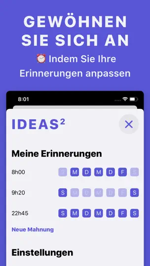Screenshot von Ihr Ideas²-Notizbuch -Tagebuch auf dem iPhone 2