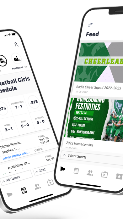 Badin Athletics Screenshot