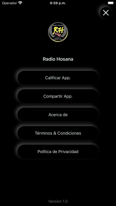 Radio Hosana Screenshot