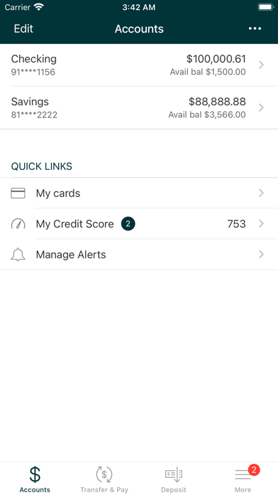 TrailNorth FCU Screenshot