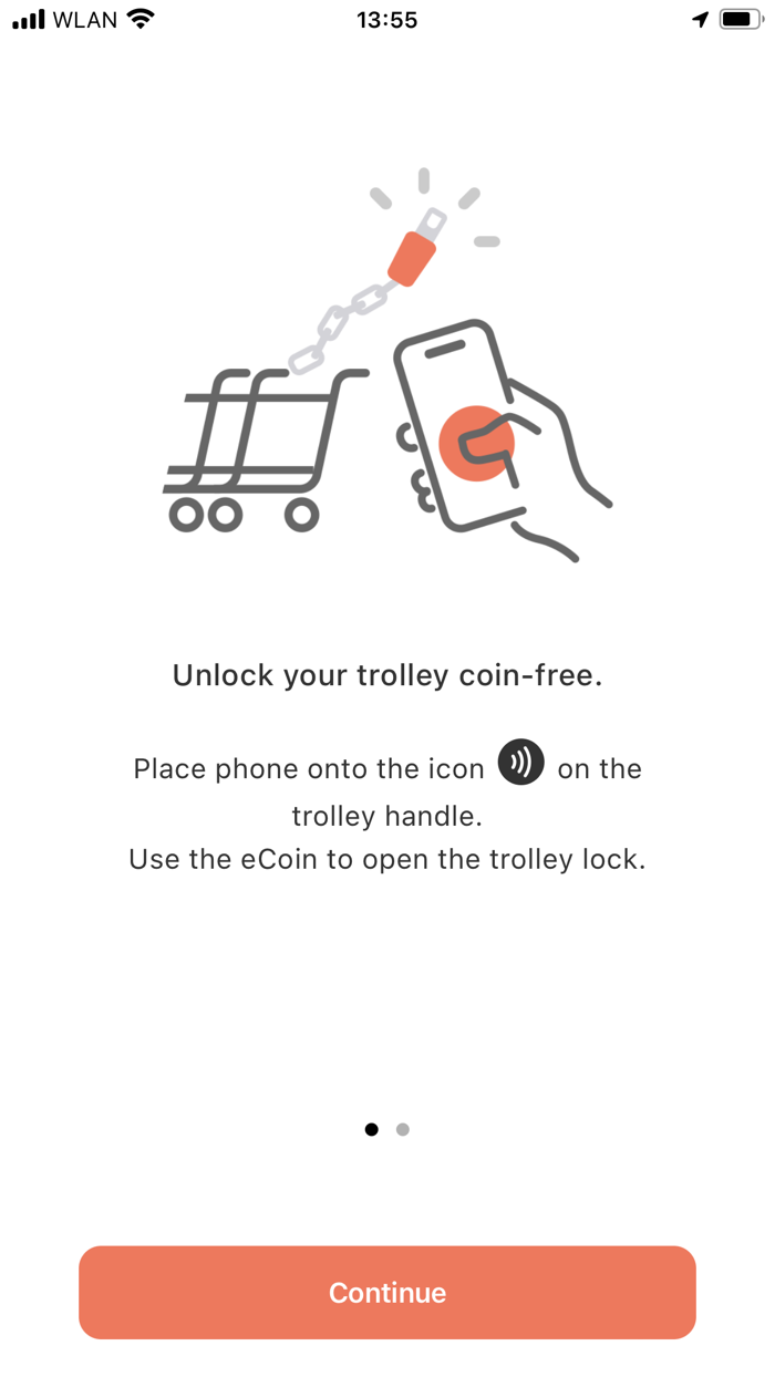 eCoin trolley token