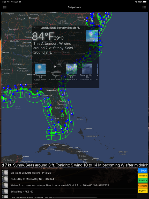 Screenshot #6 pour Instant Marine Forecast Lite