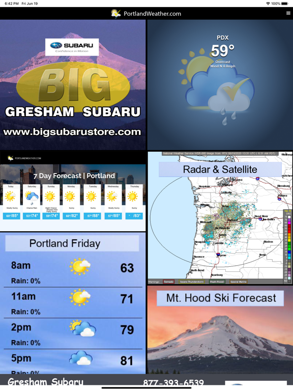 Portland Weather Appのおすすめ画像1