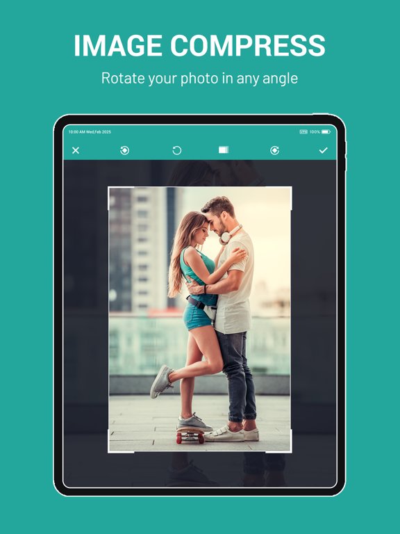 Screenshot #5 pour Photo Compress , Resize & Crop