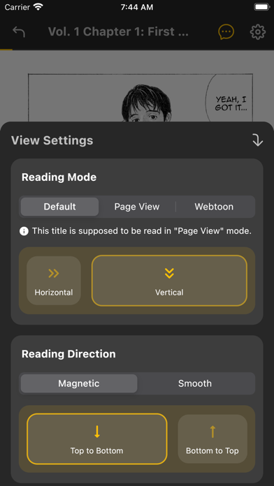 COMET — Manga, Webtoon, Manhua Screenshot