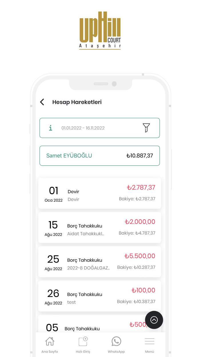 Uphill Court Ataşehir A Ada