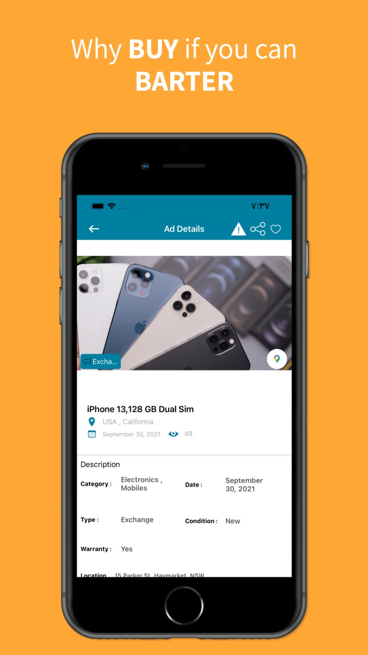iPhone screenshot