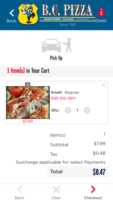 BC Pizza Dorr Screenshot