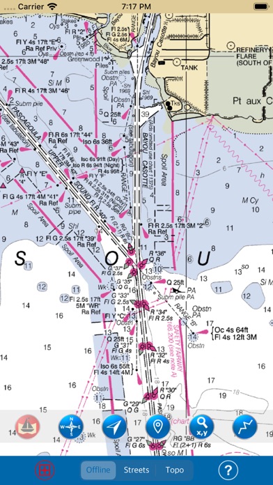 Screenshot #1 pour Mississippi-Alabama Marine Map