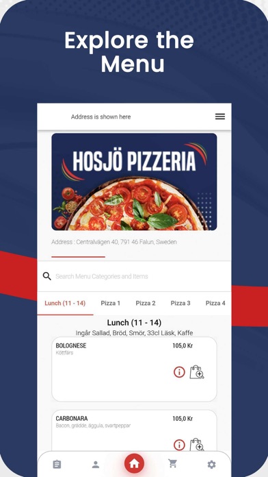 Hosjö Pizzeria Screenshot