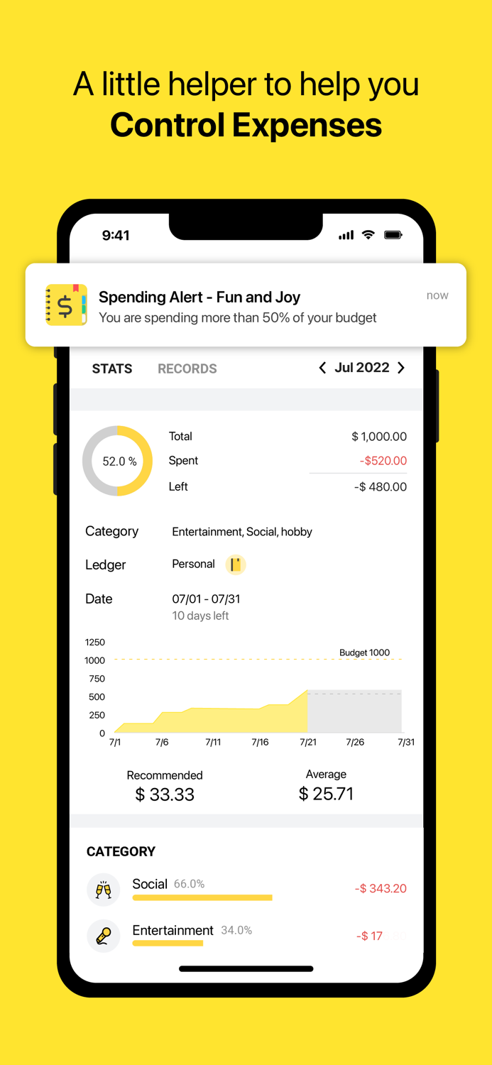 Money Ledgers Expense Tracker