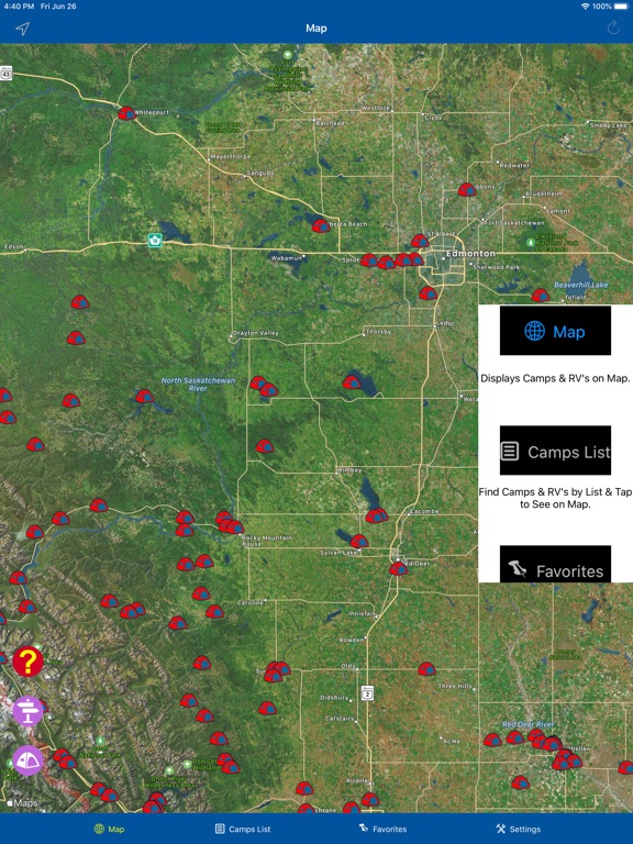 Screenshot #6 pour Alberta – Camping & RV spots