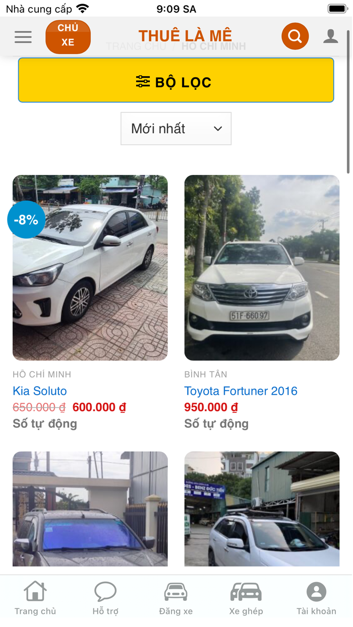 Thuê xe tự lái - Thuê là mê