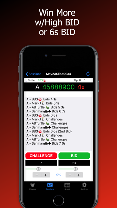 Liars Poker SLIPS Screenshot