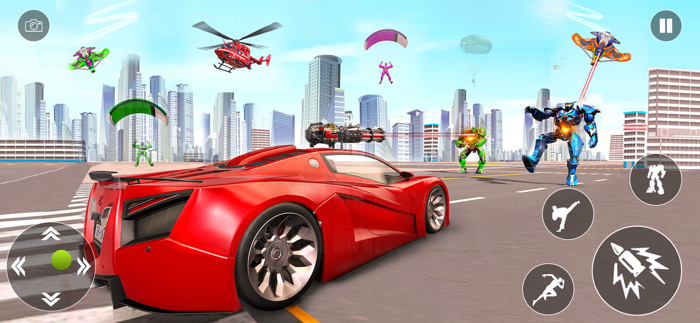 Multi Robot War Car Robot Game