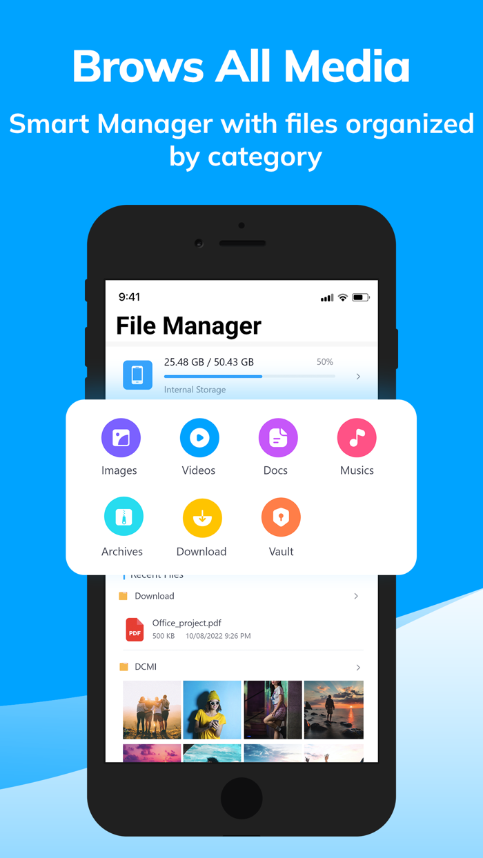 File manager - document reader