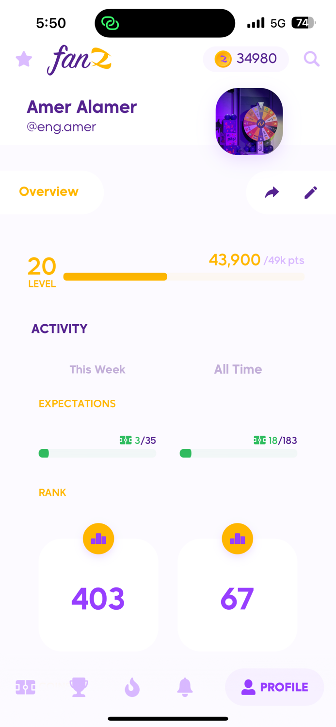 fanZ  Predict Matches and Win