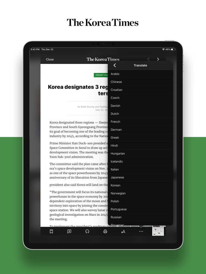 The Korea Times epaper