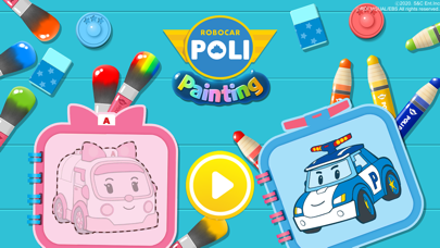 Screenshot #1 pour Robocar Poli: Painting Fun