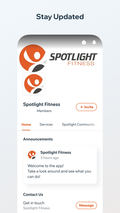 Spotlight Fitness Screenshot