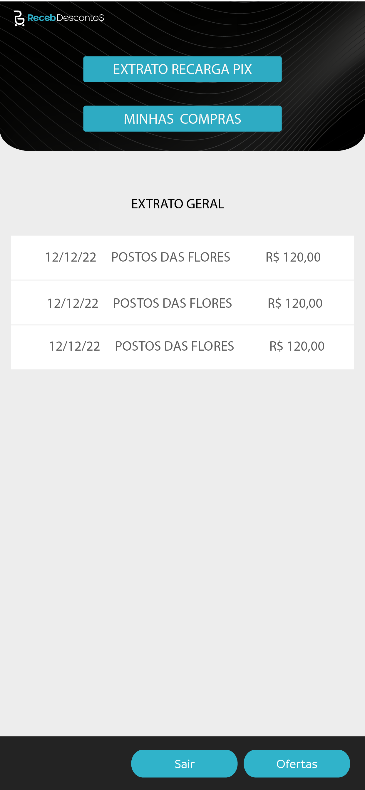 Receb Desconto Usuário